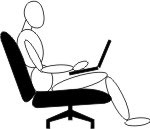 ergonomics of laptop use on the lap
